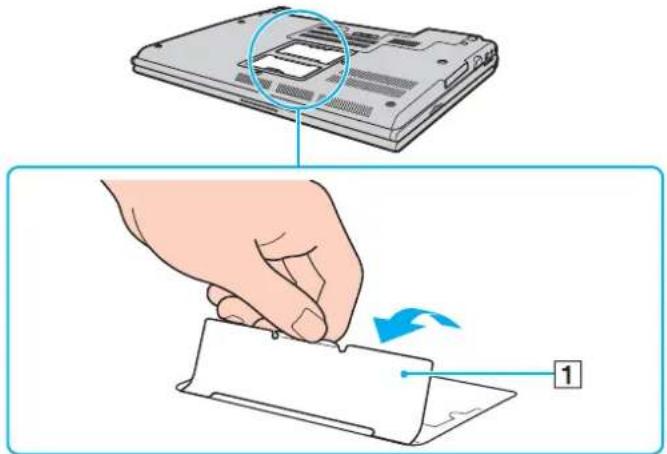 SONY Vaio VGN-SZ71MN - Removing and Installing a Memory Module - 2
