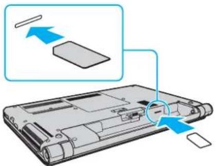 SONY Vaio VPCS12C5E - To insert a SIM card - 3
