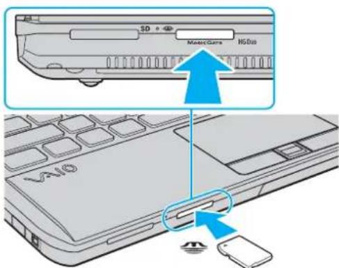 SONY Vaio VPCS12C5E - Inserting and Removing "Memory Stick" - 2