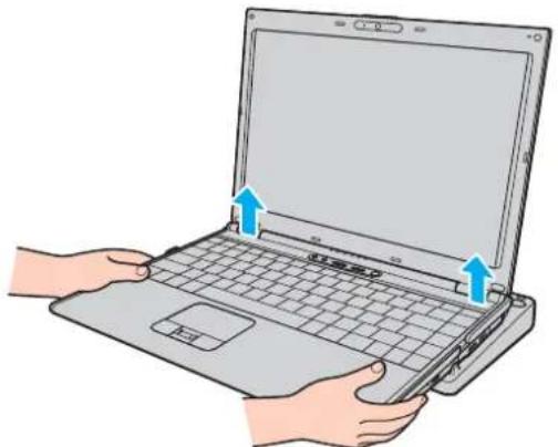 SONY Vaio VGN-SZ72MN - So trennen Sie den Computer von der Dockingstation - 4