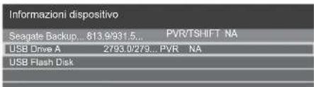 PANASONIC TX-50GXW704 - Selezionare l'HDD USB per la registrazione e avviare l'impostazione - 1