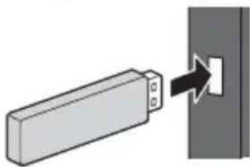 PANASONIC TX-50GXW704 - ■ Zum Einsetzen oder Entnehmen des USB-Flash-Speichers - 1
