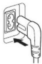 PANASONIC TX-50GXW704 - Inserire completamente la spina in posizione. - 1