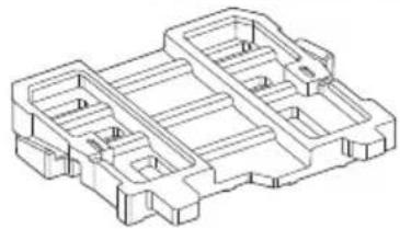 PANASONIC TX-50GXW704 - Montaggio / rimozione del piedistallo - 5