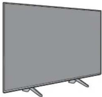 PANASONIC TX-50GXW704 - Montaggio del piedistallo - 1