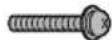 PANASONIC TX-32ESF607 - Ⓐ Schraube (3) - 1