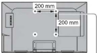 PANASONIC TX-32ESF607 - ■ Bei Verwendung der Wandhalterung - 1