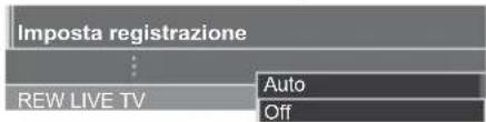 PANASONIC TX-32ESF607 - ■ Per arrestare [REW LIVE TV] - 1
