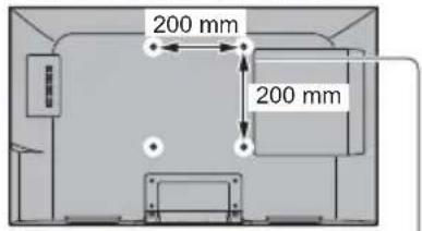 PANASONIC TX-32ESF607 - ■ Quando si utilizza la staffa di montaggio a parete - 1