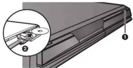 PANASONIC DMP-BD60EG - Inserimento o rimozione di un supporto - 1
