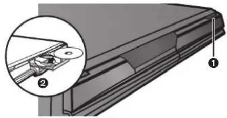 PANASONIC DMP-BD60EG - Anschließen oder Entfernen von Medien - 1