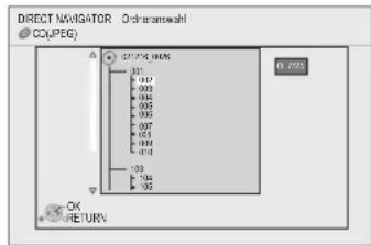 DIRECT NAVIGATOR Ordinanswahl C21(PEG) 07.275 100% 307 0.63 0.008 0.044 0.005 0.095 0.07 0.13 0.08 0.14 -103 -134 -35 OK RETURN