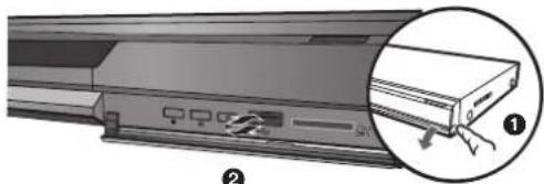 PANASONIC DMP-BD60EG - Rimozione della scheda - 1
