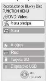 PANASONIC DMP-BD60EG - ② Pulse [▲, ▼] para seleccionar el elemento y pulse [OK]. - 1