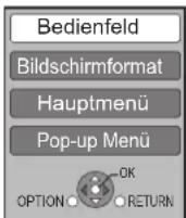 PANASONIC DMP-BD80EG - Verwenden des Menüs OPTION zum Bedienen dieses Geräts - 1