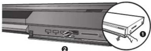 PANASONIC DMP-BD80EG - Anschließen oder Entfernen eines USB-Geräts - 1