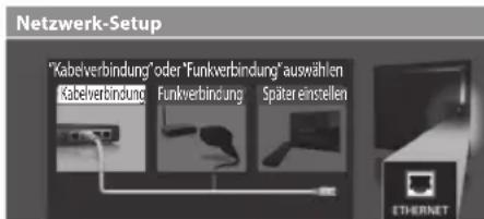 PANASONIC Viera TX-P50GT30J - Wählen Sie den Netzwerktyp - 1