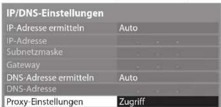 PANASONIC Viera TX-P50GT30J - Wählen Sie [Proxy-Einstellungen] aus und nehmen Sie die Einstellungen vor - 1