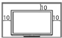 PANASONIC Viera TX-P50C3J - Für einen zur Wärmeabfuhr ausreichenden Freiraum im Umfeld des Gerätes sorgen - 1