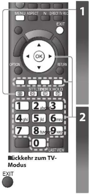 PANASONIC Viera TX-P50C3J - ■ Modus umschalten - 1