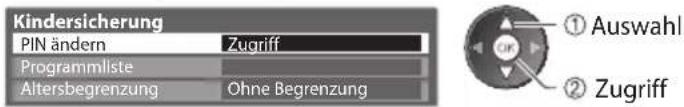 PANASONIC Viera TX-P50C3J - ■ Ändern der PIN-Nummer - 1