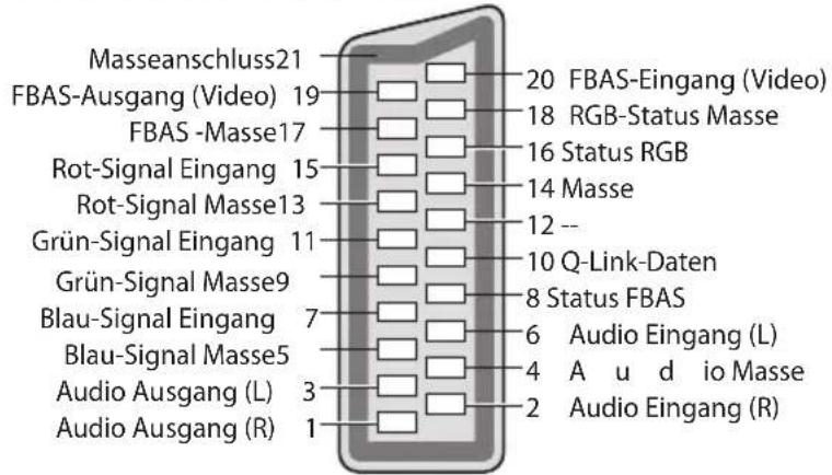 PANASONIC Viera TX-P50C3J - Informationen über die SCART- und HDMI-Buchsen - 1