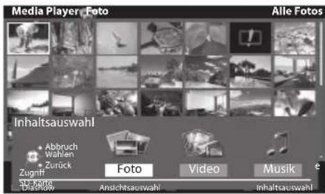 PANASONIC Viera TX-P50C3J - Wählen Sie die Inhalte aus - 1