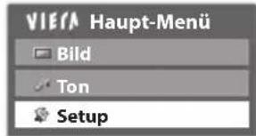 PANASONIC Viera TX-P50C3J - Wählen Sie [Setup] - 1