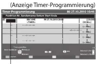 PANASONIC Viera TX-P50C3J - Wählen Sie die Funktion ([Ext. Rec.] oder [Erinnerung]) - 1