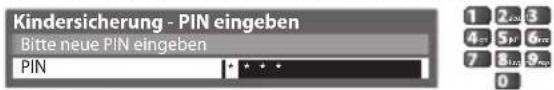 PANASONIC Viera TX-P50C3J - Geben Sie die PIN-Nummer ein (4 Ziffern) - 1
