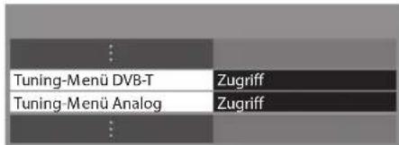 PANASONIC Viera TX-P46G30J - Wählen Sie [Tuning-Menü DVB-T] oder [Tuning-Menü Analog] - 1