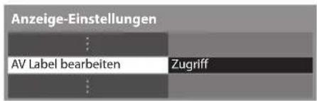 PANASONIC Viera TX-P46G30J - Wählen Sie [AV Label bearbeiten] - 1