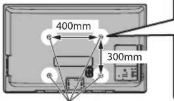 PANASONIC Viera TX-P46G30J - Wandhalterung - 2