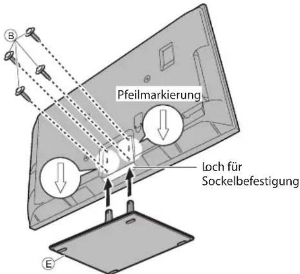 PANASONIC Viera TX-P46G30J - Befestigen des Fernsehers - 1