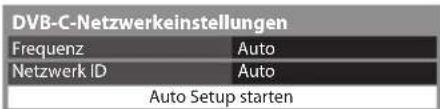 PANASONIC Viera TX-P46G30J - [DVB-C-Netzwerkeinstellungen] - 1