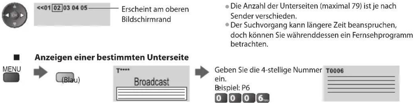 PANASONIC Viera TX-P46G30J - Unterseitenanzeigen - 1