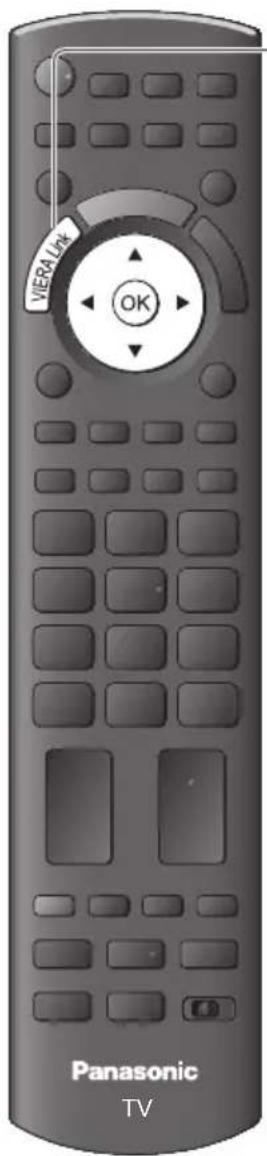PANASONIC Viera TX-P46G30J - Menüsteuerung eines angeschlossenen Gerätes über die VIERA-Fernbedienung [VIERA Link Einstellungen] - 1