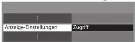 PANASONIC Viera TX-P46G30J - Wählen Sie [Anzeige-Einstellungen] - 1