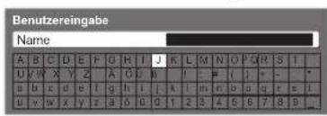 PANASONIC Viera TX-P42GN13 - ■Eingeben von Zeichen über die eingeblendete Tastatur - 1
