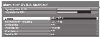 PANASONIC Viera TX-P42GN13 - Manuelles Einstellen des DVB-Programms Manueller Suchlauf - 1