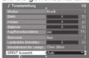 PANASONIC Viera TX-P42GN13 - Toneinstellungen - 10