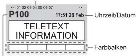 PANASONIC TX-50GXF887 - Schalten Sie auf Videotext um - 2