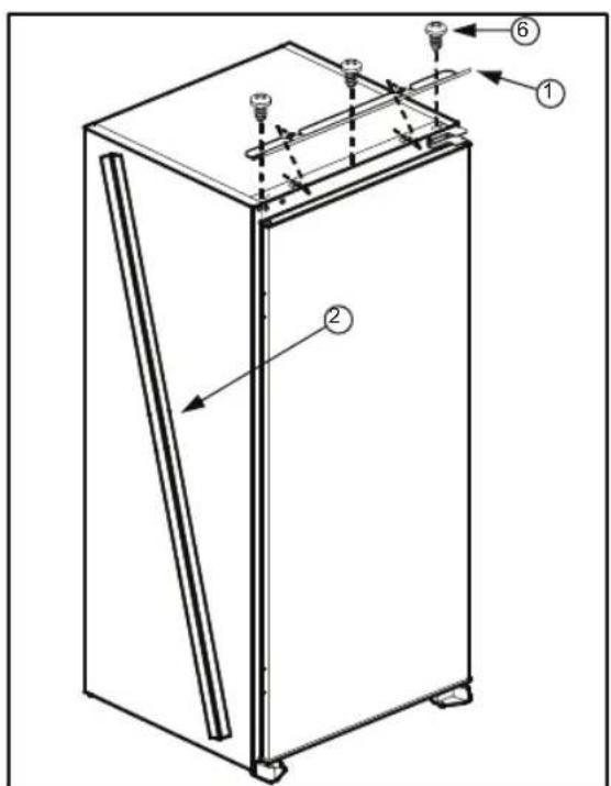 PRIVILEG PRC 846 A+ - Installation instructions and door reversibility - 4