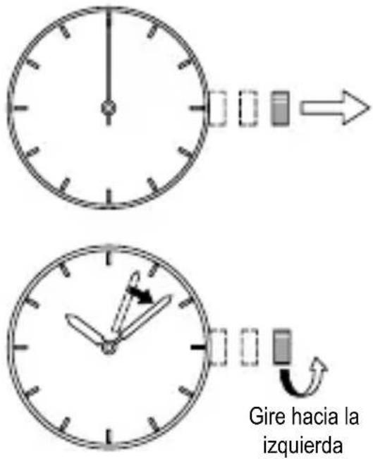 ORIENT Sports RA-AA0A02B - ◆ CÓMO AJUSTAR LA HORA Y EL CALENDARIO [AC(F67)] - 5