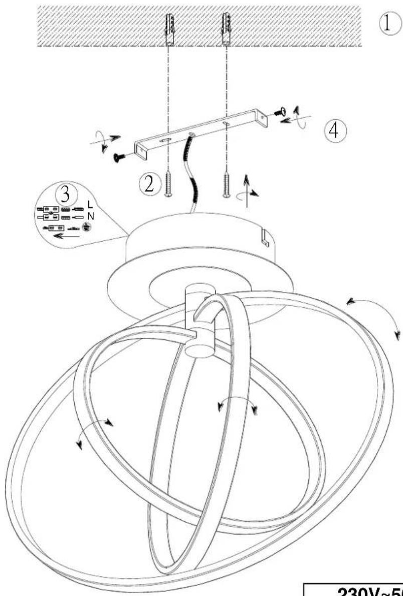 Trio Lighting Corland 674312406 - Art.-№:674312406 - 1