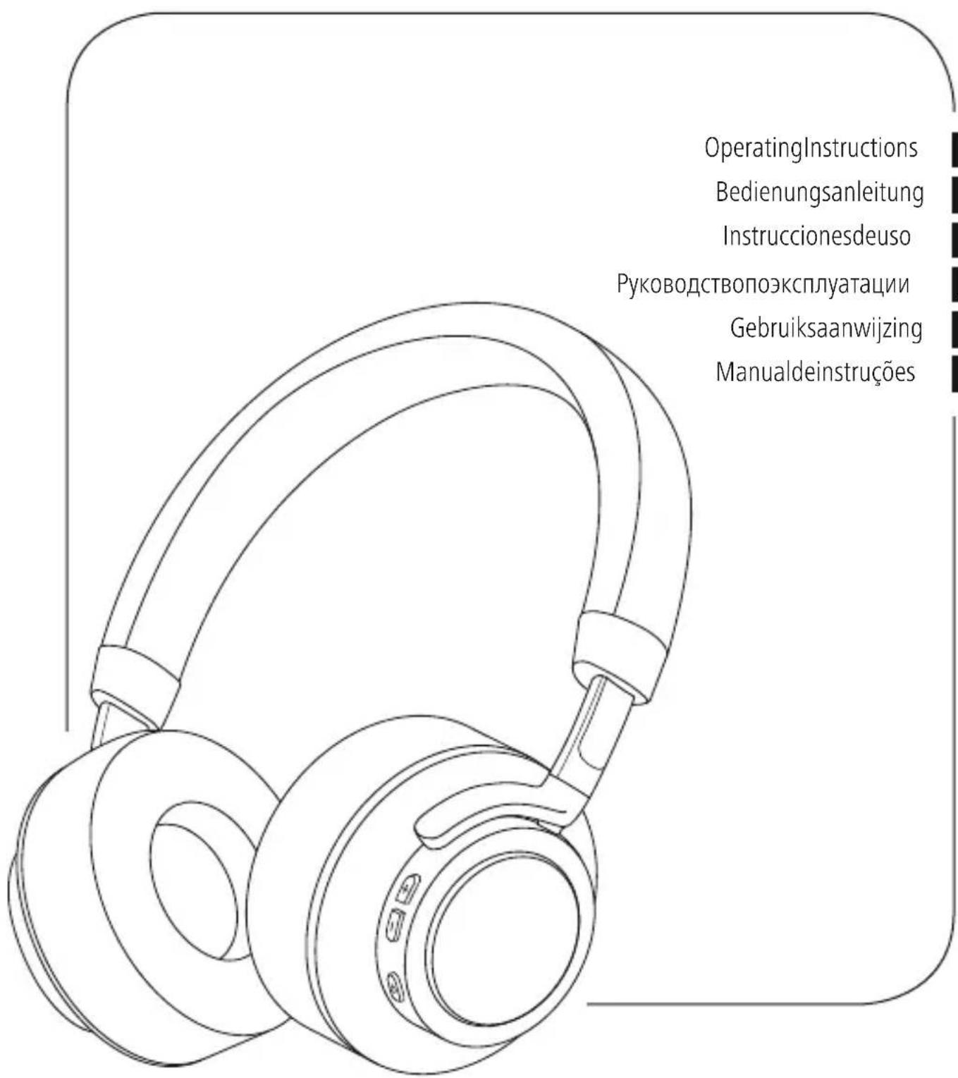 OperatingInstructions Bedienungsanleitung Instruccionesdeuso Руководствопоэксплуатации Gebruiksaanwijzing Manualdeinstruções
