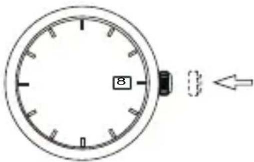 ORIENT Contemporary RA-AK0005Y - [Установка календаря] - 4