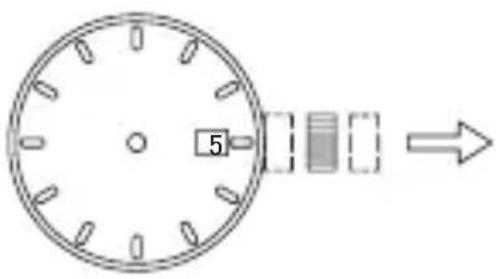 ORIENT Contemporary RA-KV0304Y - ◆ 设置时间和调整秒表指针位置(时间显示指针和秒表指针) - 8
