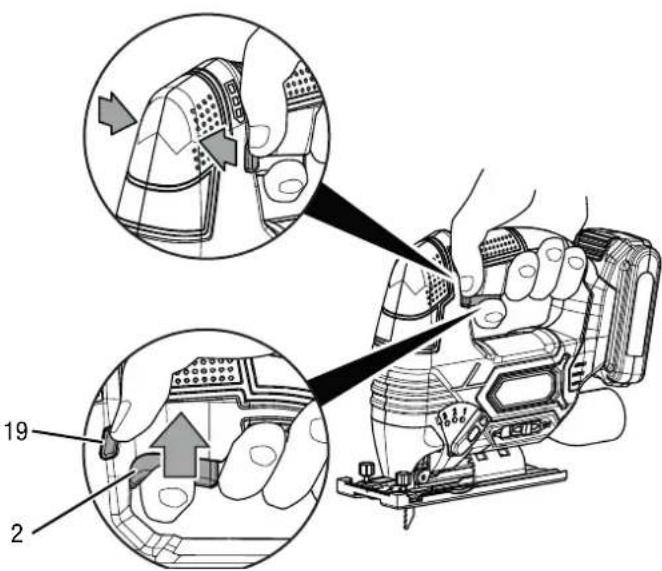 TROTEC PJSS 10-20V - Gerät ein- und ausschalten - 1