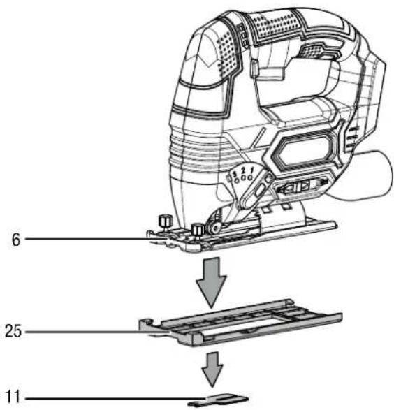 TROTEC PJSS 10-20V - Spanreißschutz montieren / demontieren - 1